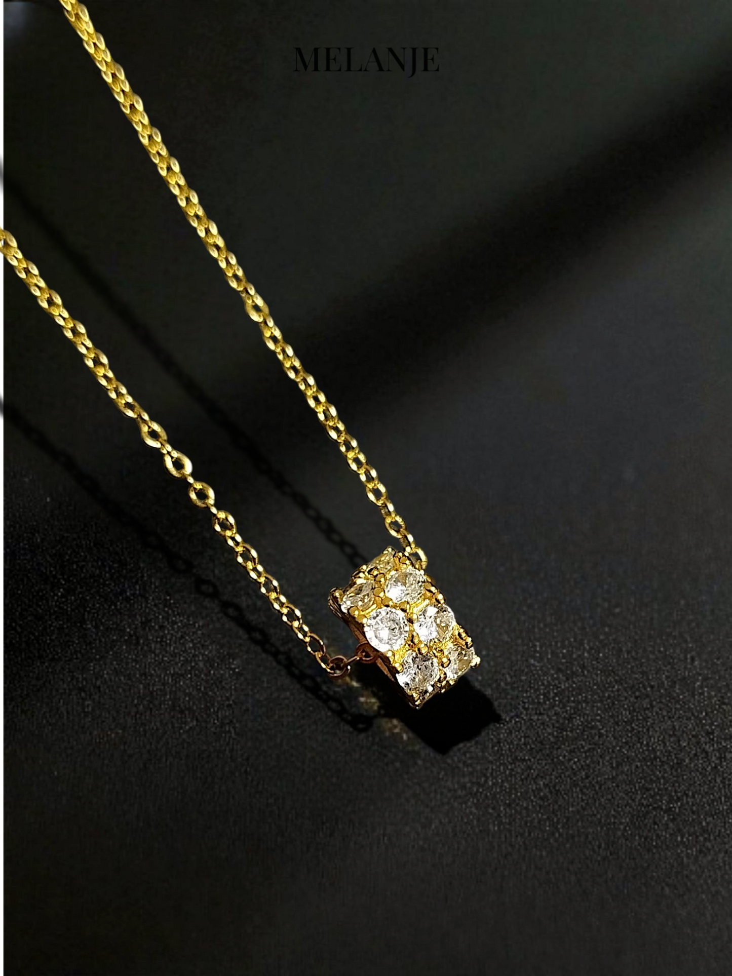 Double Layered Round Ring Pendant Necklace