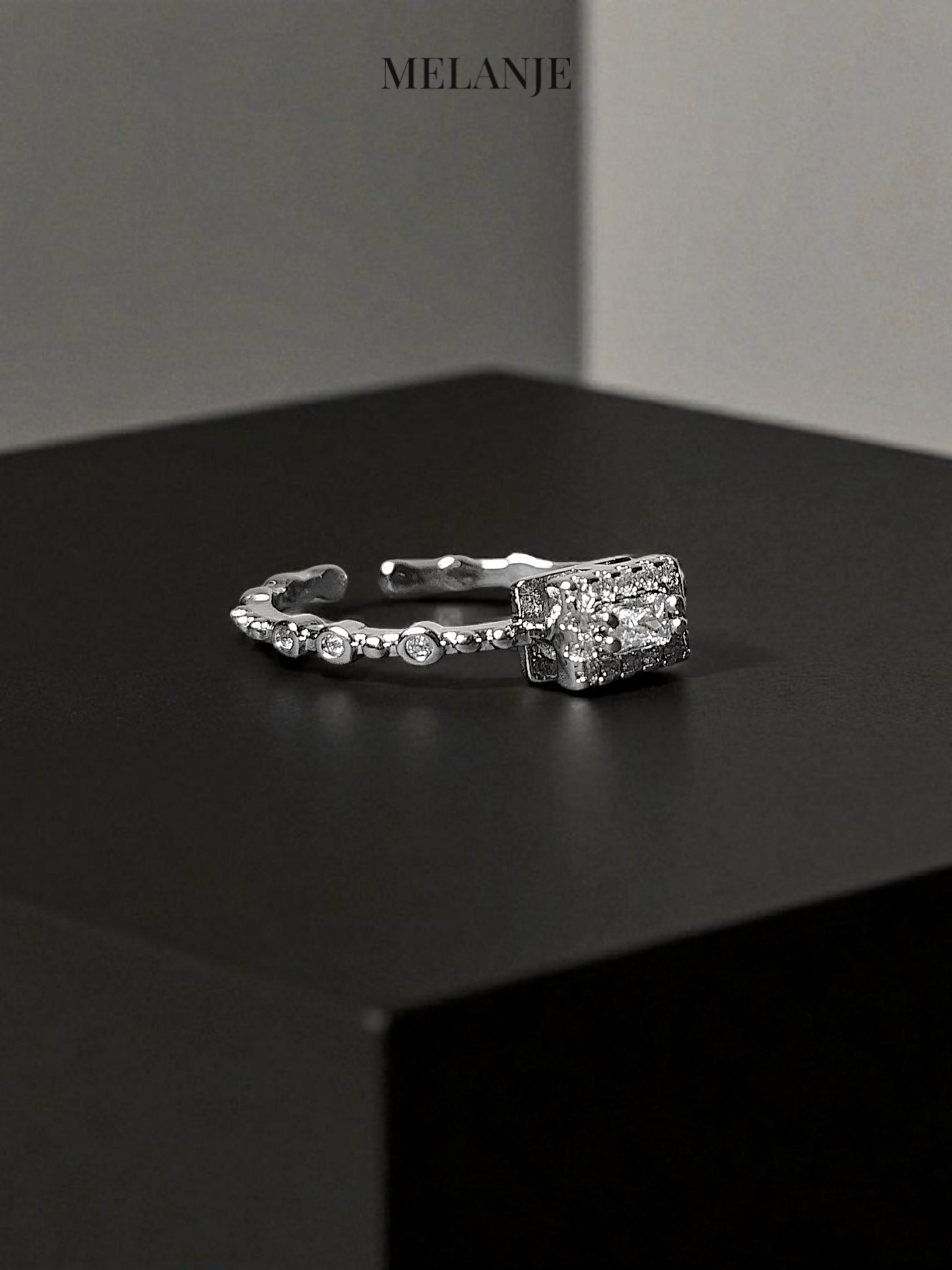 Two-Piece Silver Stackable Ring Set